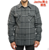 到手价288元 Jachs男士抓绒格子羊毛长袖衬衫外套 含羊毛 美国代购，无中文标签，介意慎拍 商品缩略图1