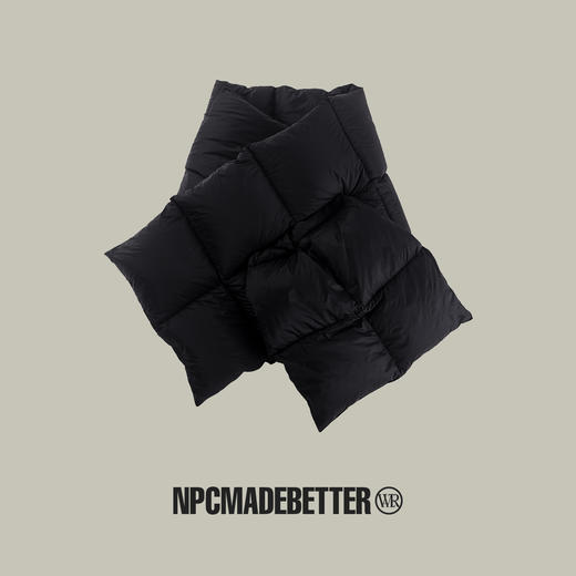 NPC潮牌10D围脖轻盈保暖情侣运动户外加厚双色零压白色NP39AC16 商品图1