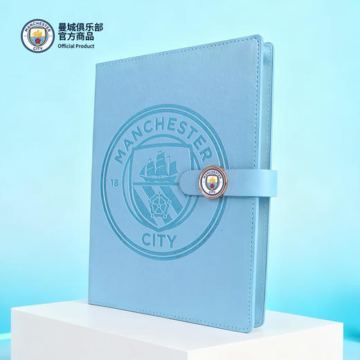 【官方正版】曼城俱乐部 | 队徽活页笔记本球迷文具本周边 商品图2