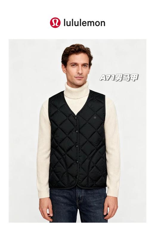 D120437一包2件！秋季新款男士精典款绵羊毛纽扣马甲外套 商品图3