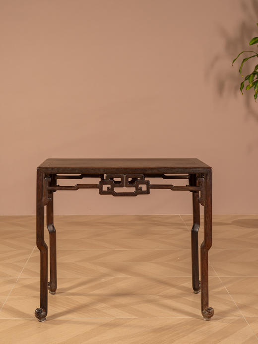 清 红木拐子纹条桌 商品图4