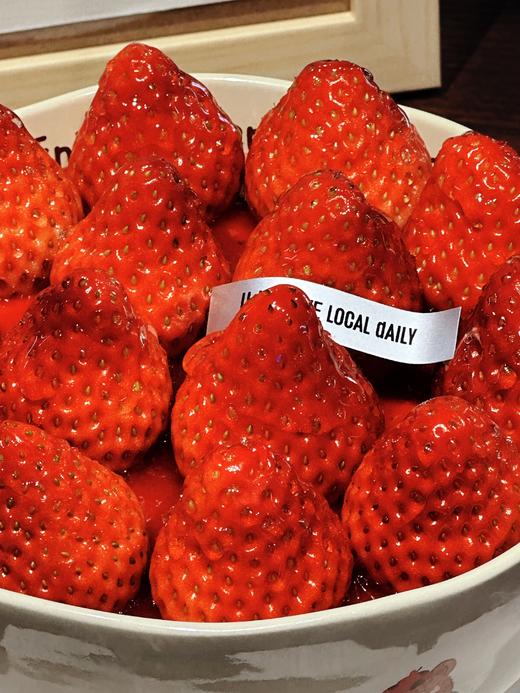 三只小熊草莓碗·奶油蛋糕（碗是赠送的哦，碗口直径15cm相当于6英寸） 商品图1