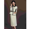 法小曼*子珍专款/白色西装套装气质高级小香风套装C2171 商品缩略图1