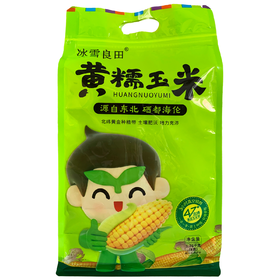 冰雪良田 黄糯玉米真空彩袋8穗装1.8kg/袋
