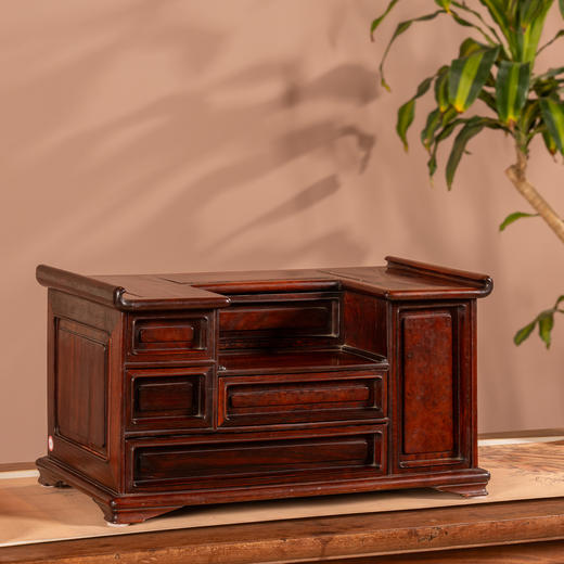 清 红木六屉文房箱 商品图1