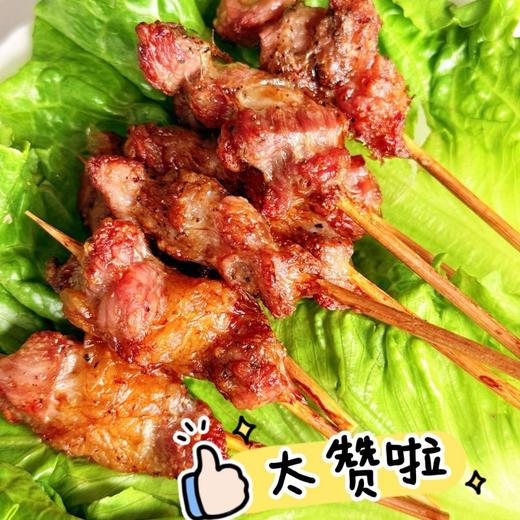 HOOORSH 安格斯牛肉小串 240g*5袋 肥瘦适中搭配恰达好处；肉质鲜嫩多汁，满嘴油香；口感醇厚，有嚼劲；无需腌制，厨房小白标配 商品图6