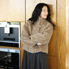 特绽放878朵/纯羊毛外套女宽松小v领羊羔毛厚外套小个子短款上衣 商品缩略图1