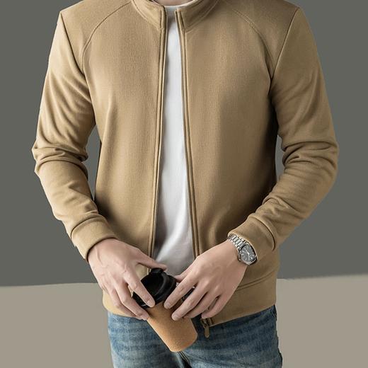 昆潮 山羊绒桑蚕丝一体绒开衫外套（多色） 商品图1