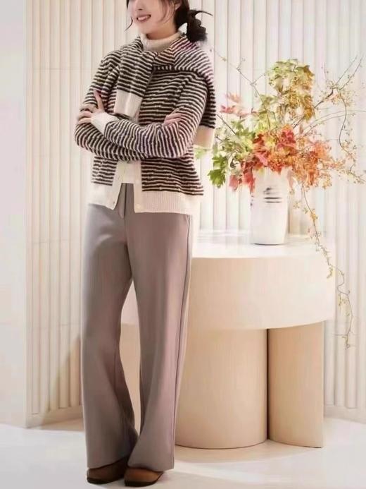 小禾同款羊毛混纺条纹针织衫 商品图6