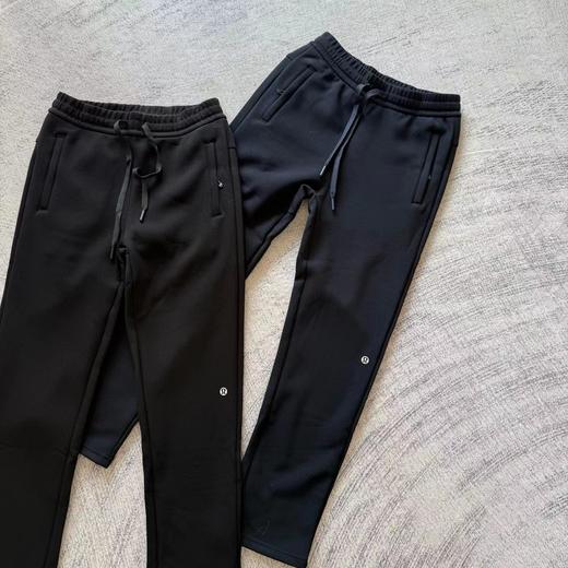 D120406加绒加厚休闲运动卫裤2025年秋季新款男女同款休闲直筒裤 商品图5