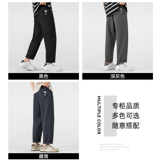 回力工装裤男生2025春秋季新款美式裤子男士直筒宽松潮流休闲长裤 商品图2