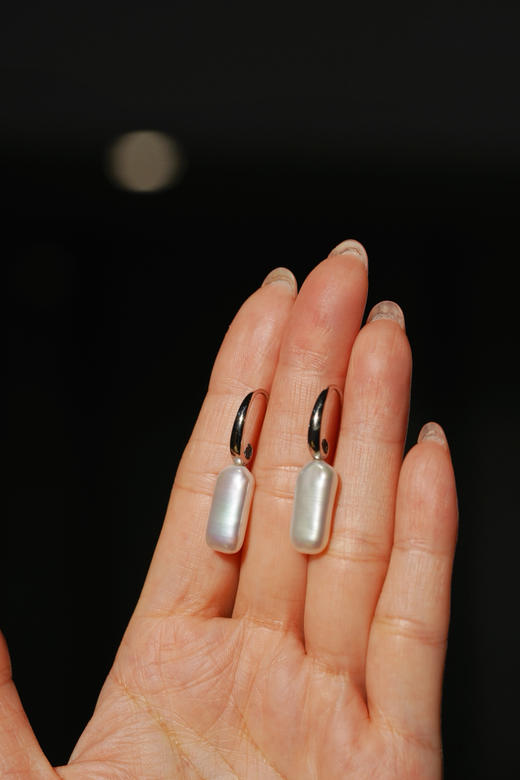 月历银｜珍珠耳勾 商品图7