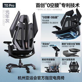 T0 Pro 电竞椅人体工学椅 光年灰 （性价比）