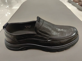 【云粉节】BF楼千百度男鞋一脚蹬商务真牛皮鞋男士26春新商场款休闲皮鞋A26176621吊牌价1199活动价815