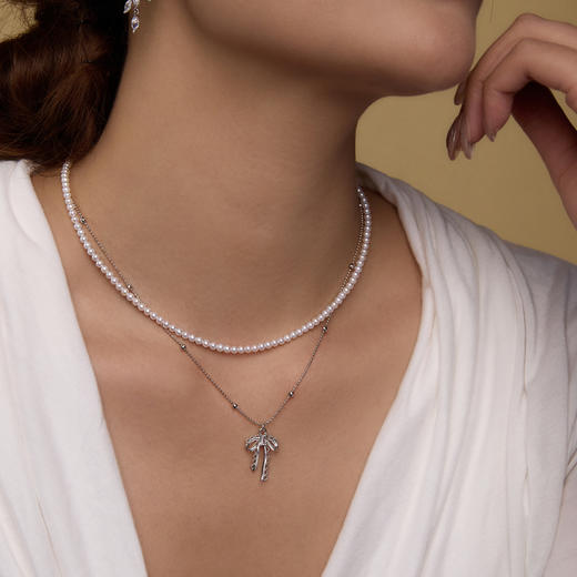 Manreya玛芮雅“珠韵蝶梦”珍珠项链|淡水珍珠 商品图2