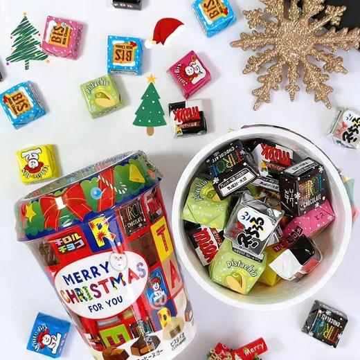 【新品上新】松尾圣诞节什锦味代可可脂巧克力制品(杯装)197g 冬季限定 045589 商品图2