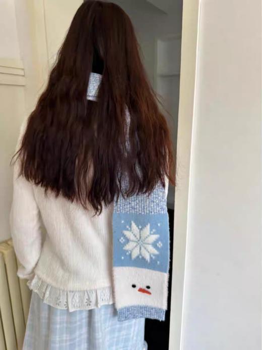 nothe Case布然/BDXR296/「冰岛雪人」氛围感可爱雪人围巾 商品图3