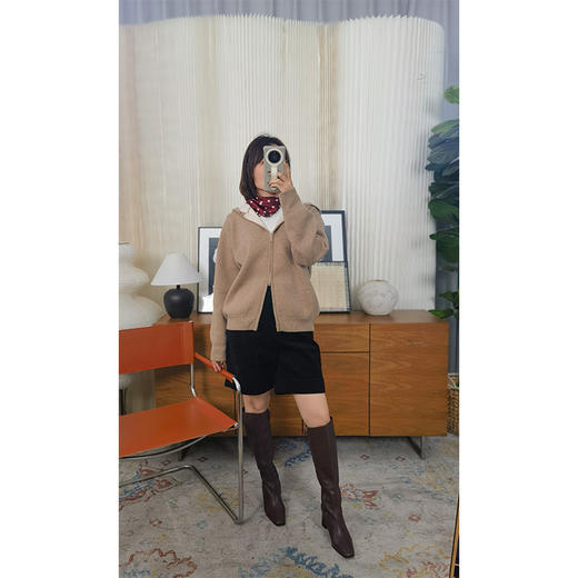 骑士风度 法式经典 灯芯绒短裤 100% 棉 黄金腿长显瘦 商品图1