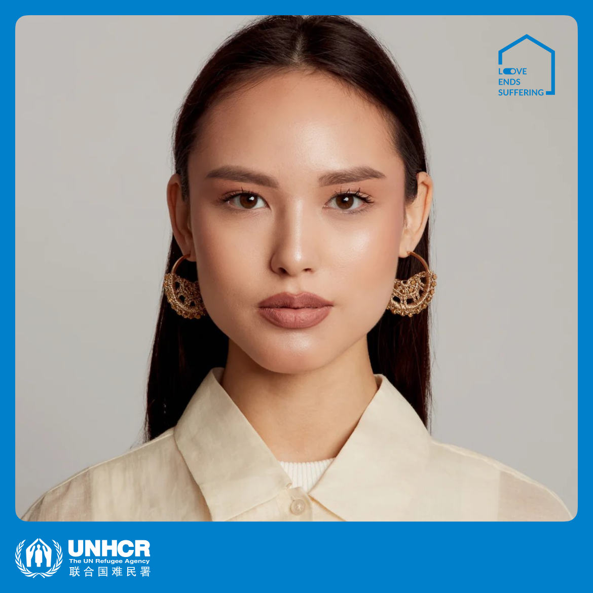 心艺手作：向日葵耳环系列 Small Semi Filigree Crochet Earrings in Silver/Gold