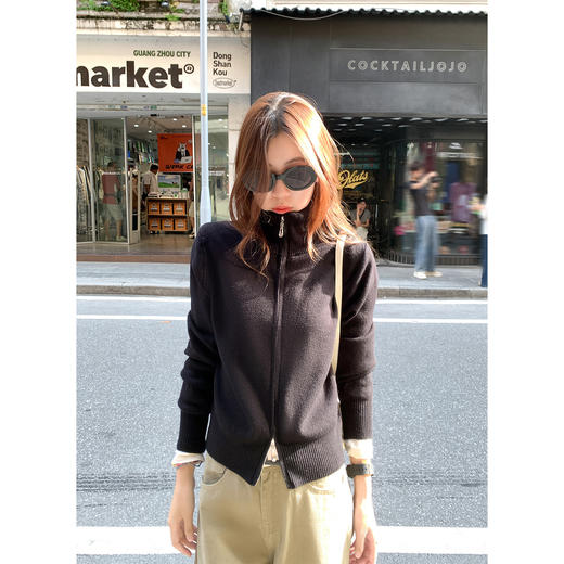 <曾小咸推荐> 现货秒杀！微信超特价！立领长袖针织衫 日常139.99 立减60 秒杀79.99！ 商品图1