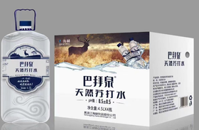 巴拜泉水博士天然苏打水4.5L*4/箱