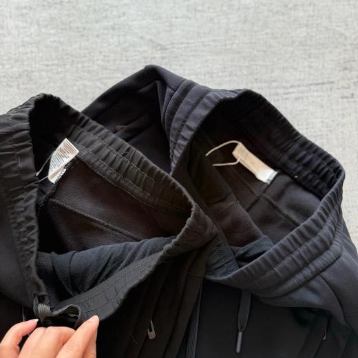 D120406加绒加厚休闲运动卫裤2025年秋季新款男女同款休闲直筒裤 商品图6