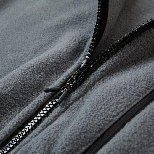 NPC潮牌口袋字母刺绣双面摇粒绒拉链衫男夹克双头拉链NP4BTJ07 商品图2