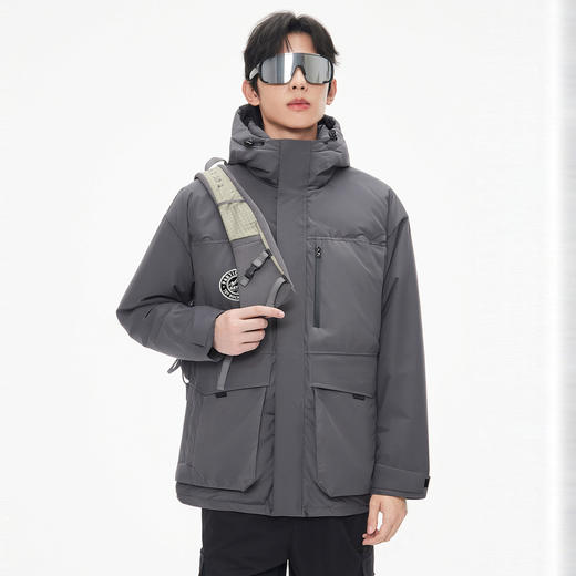gxg.jeans男装 冬季 连帽短款羽绒服J24XD254015 商品图3