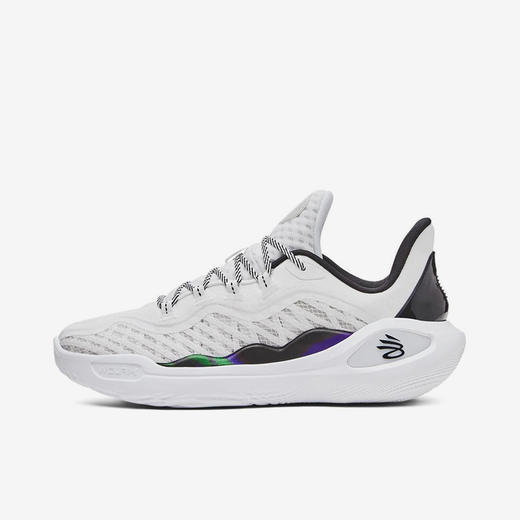 安德玛新款男女同款低帮轻便训练经典篮球鞋3027502-100 商品图3