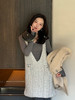 DUO智仙生 黑标 煎盐叠雪 白色粗花呢外套和背带连衣裙 商品缩略图0