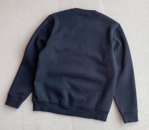 D120425冬季新款简约小标加绒保暖圆领卫衣男款 商品图1