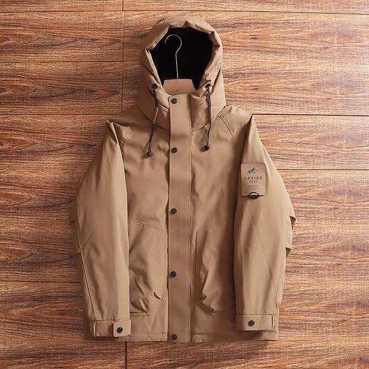 D120403抗寒零下20度！户外90白鸭绒加厚防风防水冬季连帽防钻绒羽绒服！ 商品图5