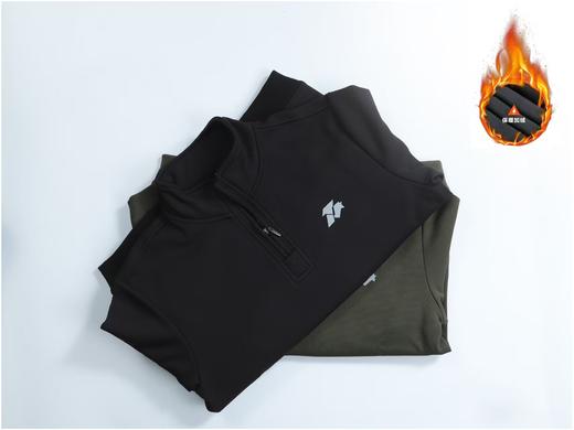 【25加绒长袖体能卫衣】半拉链加绒新款运动百搭长袖体能卫衣03h 商品图4