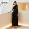 EITIE爱特爱秋季新款典雅高腰法式优雅显瘦长礼服连衣裙7977604 商品缩略图0