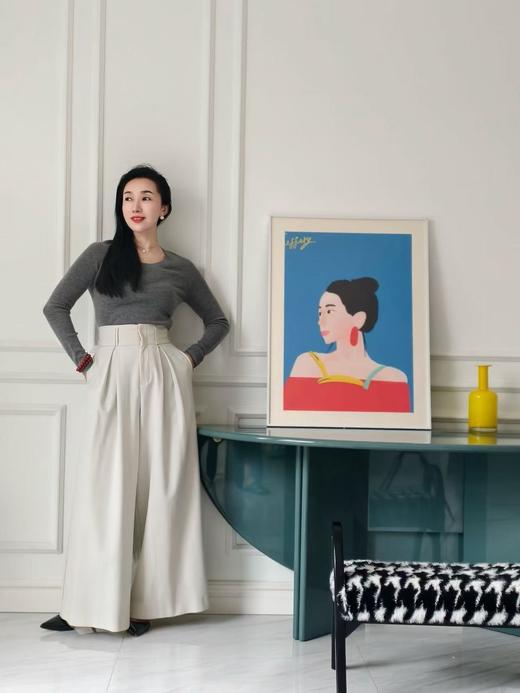 圆领羊绒衫-揽星河 商品图2