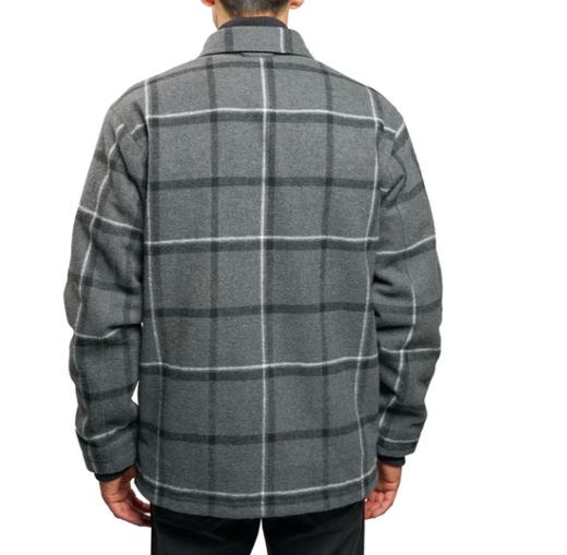 到手价288元 Jachs男士抓绒格子羊毛长袖衬衫外套 含羊毛 美国代购，无中文标签，介意慎拍 商品图6