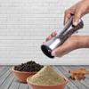 【2个装】出口品质 胡椒研磨器 高级拉丝不锈钢 加厚玻璃瓶 多功能手动研磨器 商品缩略图2