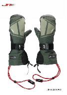 25/26JR嘉锐森色动系列内护掌防护连指滑雪手套拉链PRO款