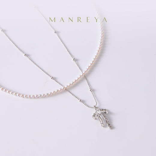 Manreya玛芮雅“珠韵蝶梦”珍珠项链|淡水珍珠 商品图0