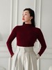 半高领羊绒衫-绛玉念 商品缩略图1
