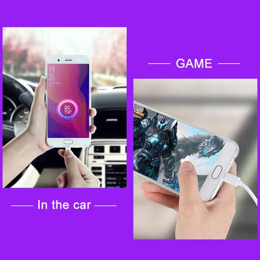 【2条】PUJIMAX浦基 高品质USB转Type-C充电线 30cm 商品图3