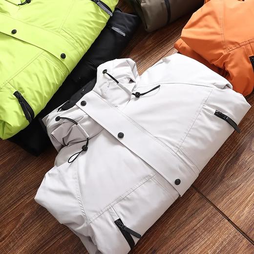 D120402山系户外！加厚防风防水连帽高蓬松冬季男士连帽羽绒服！ 商品图2