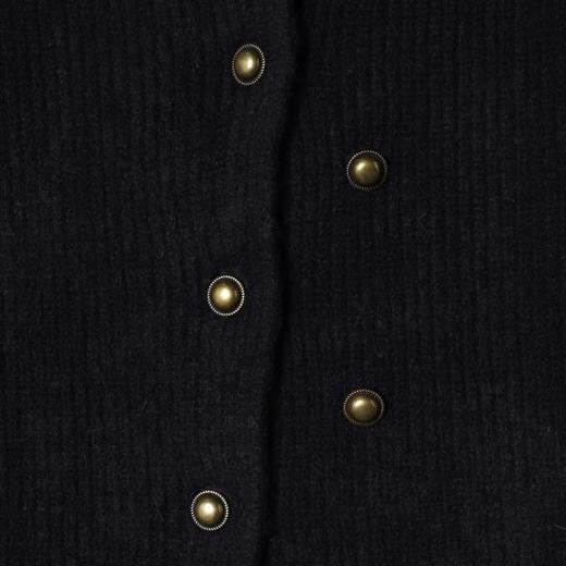 48868SDSA男士秋冬新款痞帅男装韩版简约纽扣立领毛衣百搭慵懒风针织衫 商品图3