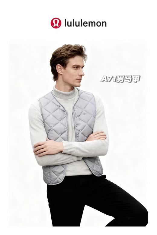 D120437一包2件！秋季新款男士精典款绵羊毛纽扣马甲外套 商品图4