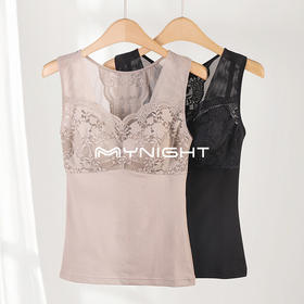 美奈川 性感蕾丝网带杯背心DD5653
