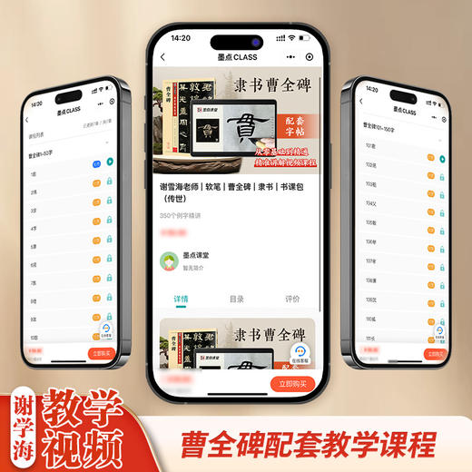 【书+课】曹全碑隶书字帖原碑帖墨点传世碑帖第一辑汉隶曹全碑成人初学者书法临摹曹全碑隶书毛笔字帖 商品图9