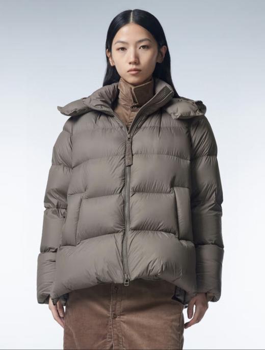 JN*同款宽松连帽A字型泡芙90绒新国标羽绒服 商品图5