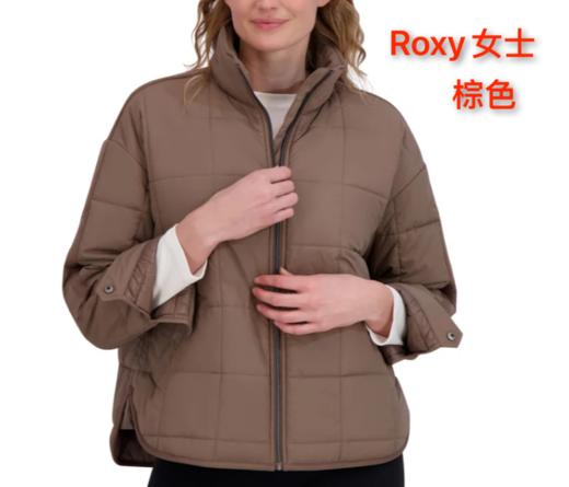 到手价258元 Roxy女士格子超轻夹克棉服 美国代购，无中文标签，介意慎拍 商品图1