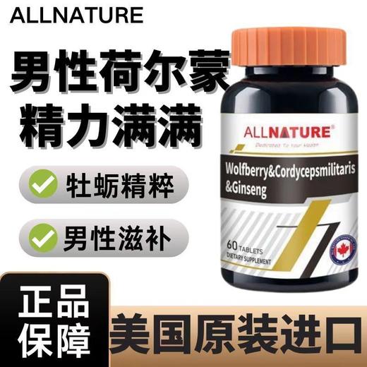 安美奇枸杞蛹虫草人参复合片1g×60片 商品图0