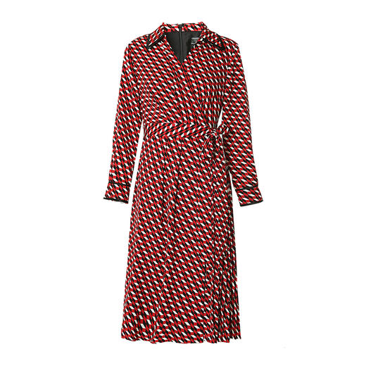 EITIE爱特爱春季新款V领气质时尚收腰显瘦连衣裙7307006 商品图11